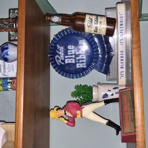 Vintage PBR/Johnnie Walker Bar Decor